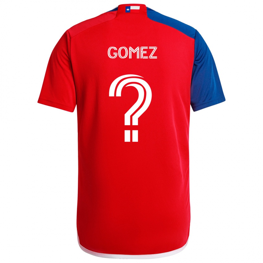 Kinder Victor Gomez #0 Blau Rot Heimtrikot Trikot 2024/25 T-Shirt Österreich