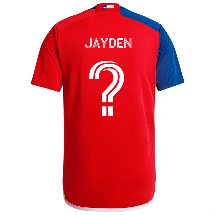 Kinder Rus Jayden #0 Blau Rot Heimtrikot Trikot 2024/25 T-Shirt Österreich