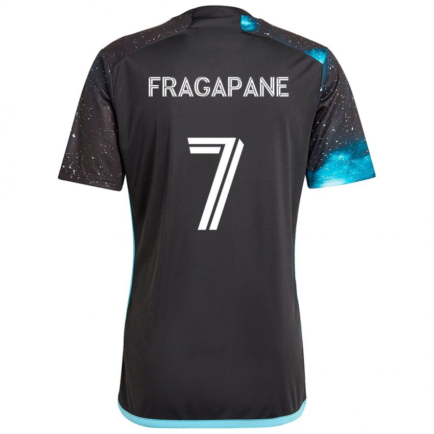 Kinder Franco Fragapane #7 Schwarz Blau Heimtrikot Trikot 2024/25 T-Shirt Österreich