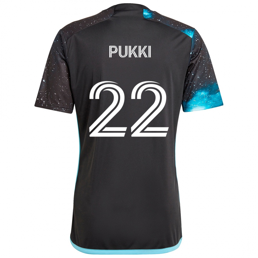 Kinder Teemu Pukki #22 Schwarz Blau Heimtrikot Trikot 2024/25 T-Shirt Österreich