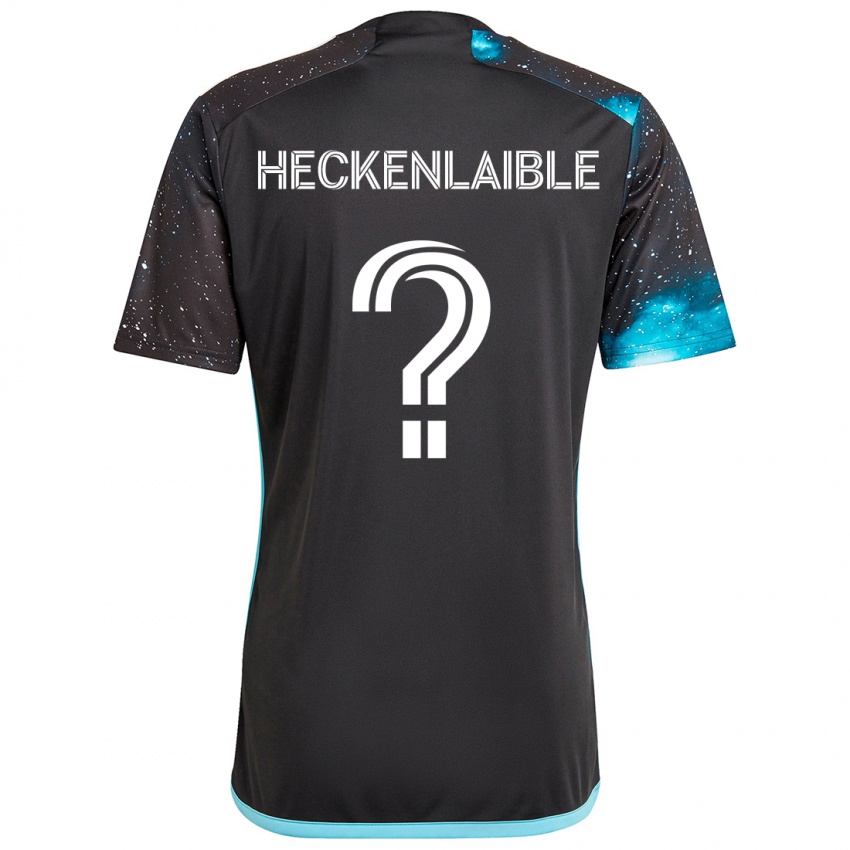 Kinder Andrew Heckenlaible #0 Schwarz Blau Heimtrikot Trikot 2024/25 T-Shirt Österreich