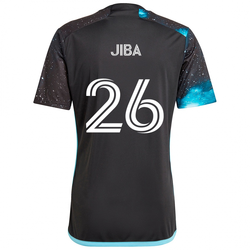 Kinder Ryen Jiba #26 Schwarz Blau Heimtrikot Trikot 2024/25 T-Shirt Österreich