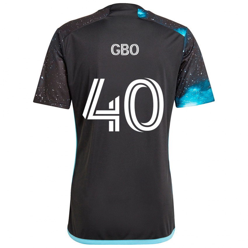 Kinder Cedrik Gbo #40 Schwarz Blau Heimtrikot Trikot 2024/25 T-Shirt Österreich