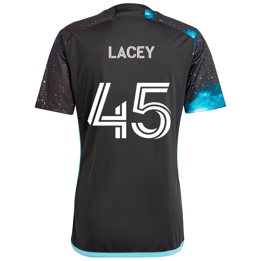 Kinder Kameron Lacey #45 Schwarz Blau Heimtrikot Trikot 2024/25 T-Shirt Österreich