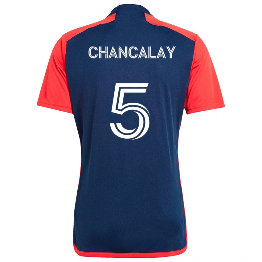 Kinder Tomás Chancalay #5 Blau Rot Heimtrikot Trikot 2024/25 T-Shirt Österreich