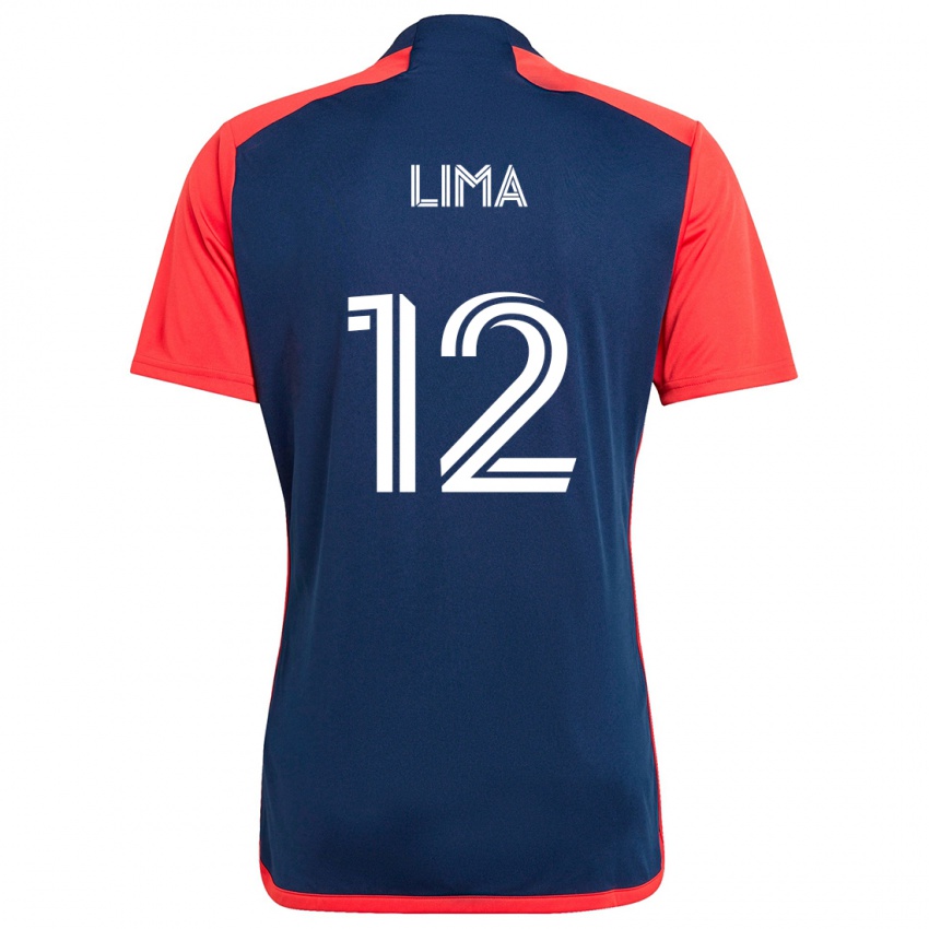 Kinder Nick Lima #12 Blau Rot Heimtrikot Trikot 2024/25 T-Shirt Österreich