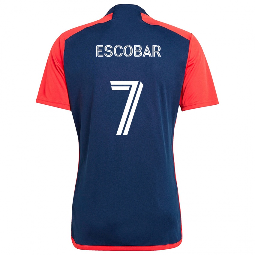 Kinder Olger Escobar #7 Blau Rot Heimtrikot Trikot 2024/25 T-Shirt Österreich