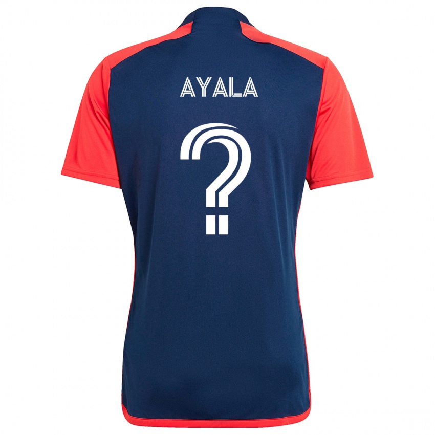 Kinder Paolo Ayala #0 Blau Rot Heimtrikot Trikot 2024/25 T-Shirt Österreich