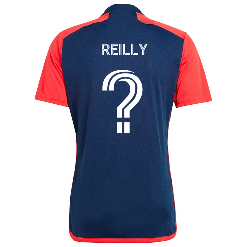 Kinder Aidan Reilly #0 Blau Rot Heimtrikot Trikot 2024/25 T-Shirt Österreich