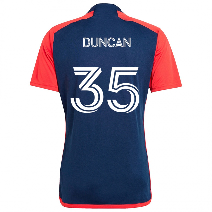 Kinder Nakye Greenidge-Duncan #35 Blau Rot Heimtrikot Trikot 2024/25 T-Shirt Österreich