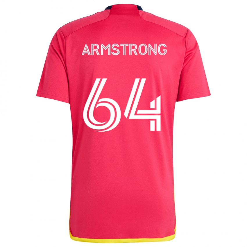 Kinder Dida Armstrong #64 Rot Blau Heimtrikot Trikot 2024/25 T-Shirt Österreich