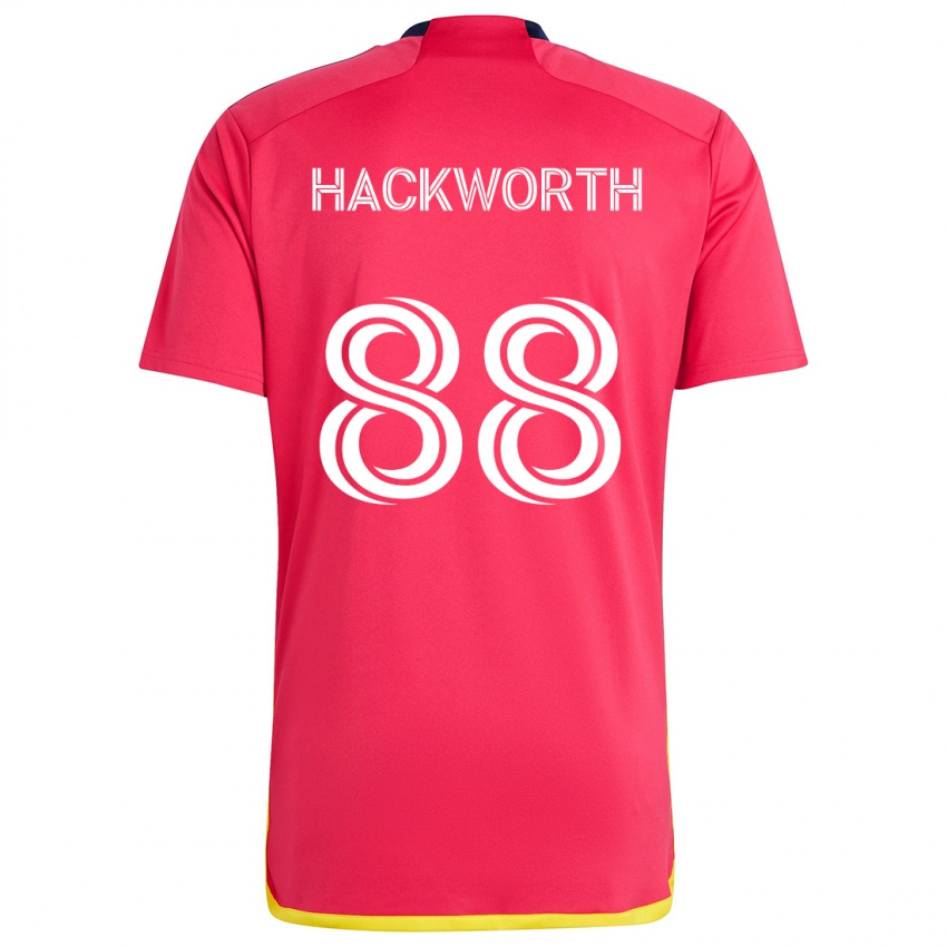 Kinder Larsen Hackworth #88 Rot Blau Heimtrikot Trikot 2024/25 T-Shirt Österreich