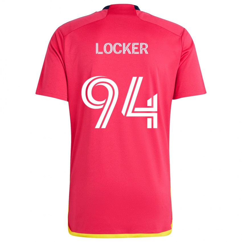 Kinder Carson Locker #94 Rot Blau Heimtrikot Trikot 2024/25 T-Shirt Österreich