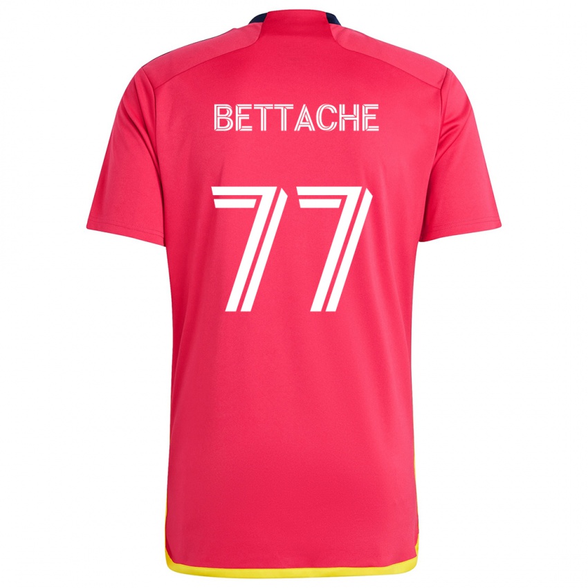 Kinder Faysal Bettache #77 Rot Blau Heimtrikot Trikot 2024/25 T-Shirt Österreich