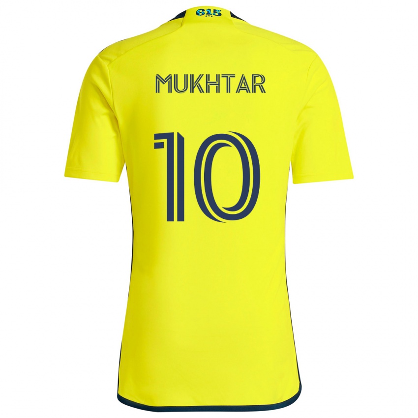 Kinder Hany Mukhtar #10 Gelb Blau Heimtrikot Trikot 2024/25 T-Shirt Österreich