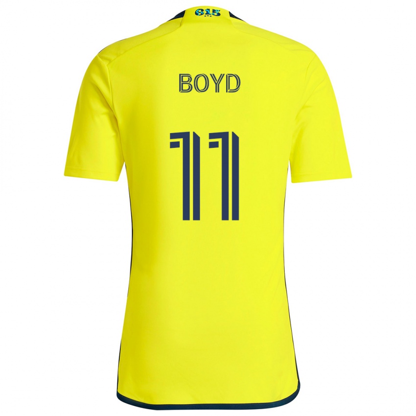 Kinder Tyler Boyd #11 Gelb Blau Heimtrikot Trikot 2024/25 T-Shirt Österreich