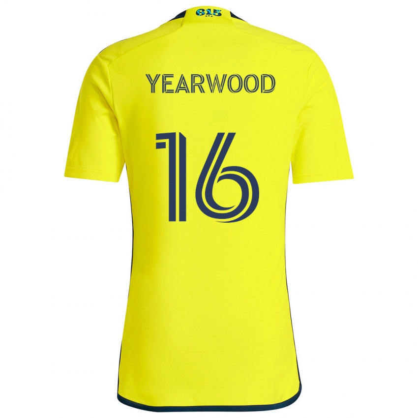 Kinder Dru Yearwood #16 Gelb Blau Heimtrikot Trikot 2024/25 T-Shirt Österreich