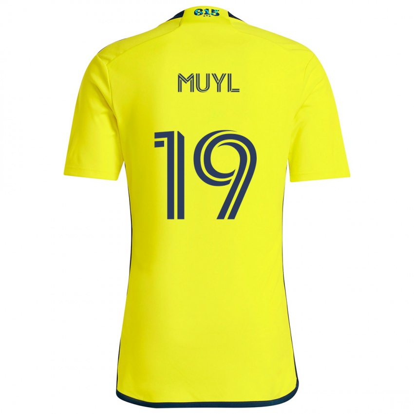 Kinder Alex Muyl #19 Gelb Blau Heimtrikot Trikot 2024/25 T-Shirt Österreich