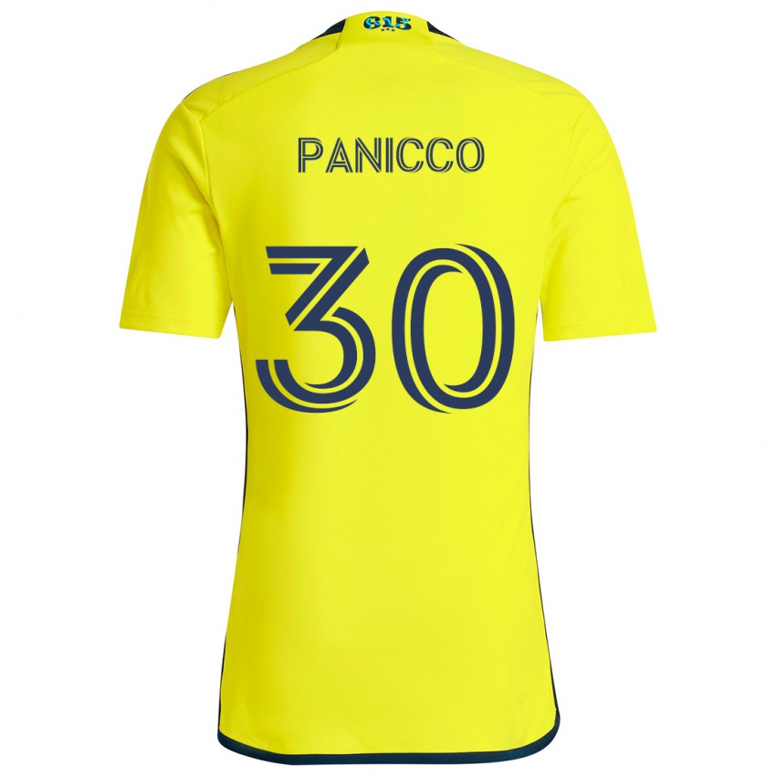 Kinder Elliot Panicco #30 Gelb Blau Heimtrikot Trikot 2024/25 T-Shirt Österreich