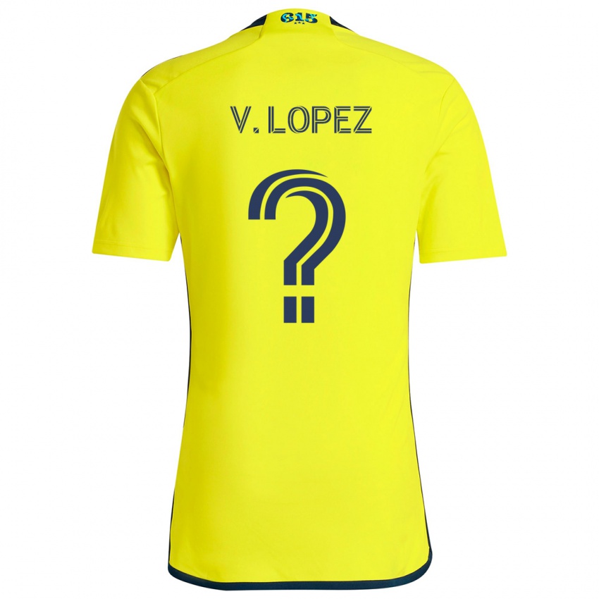 Kinder Alejandro Velazquez-Lopez #0 Gelb Blau Heimtrikot Trikot 2024/25 T-Shirt Österreich