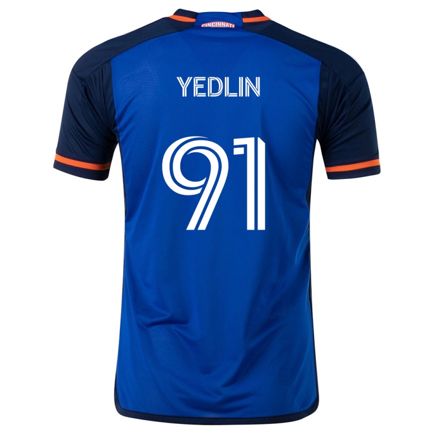 Kinder Deandre Yedlin #91 Blau Weiss Heimtrikot Trikot 2024/25 T-Shirt Österreich