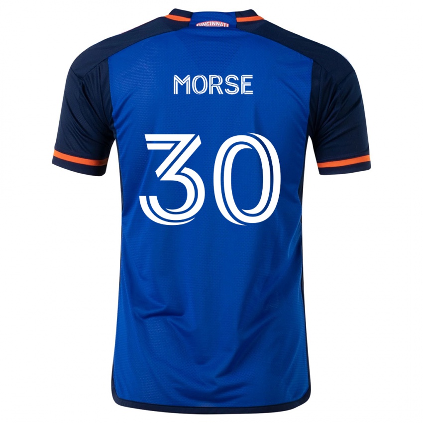 Kinder Hunter Morse #30 Blau Weiss Heimtrikot Trikot 2024/25 T-Shirt Österreich