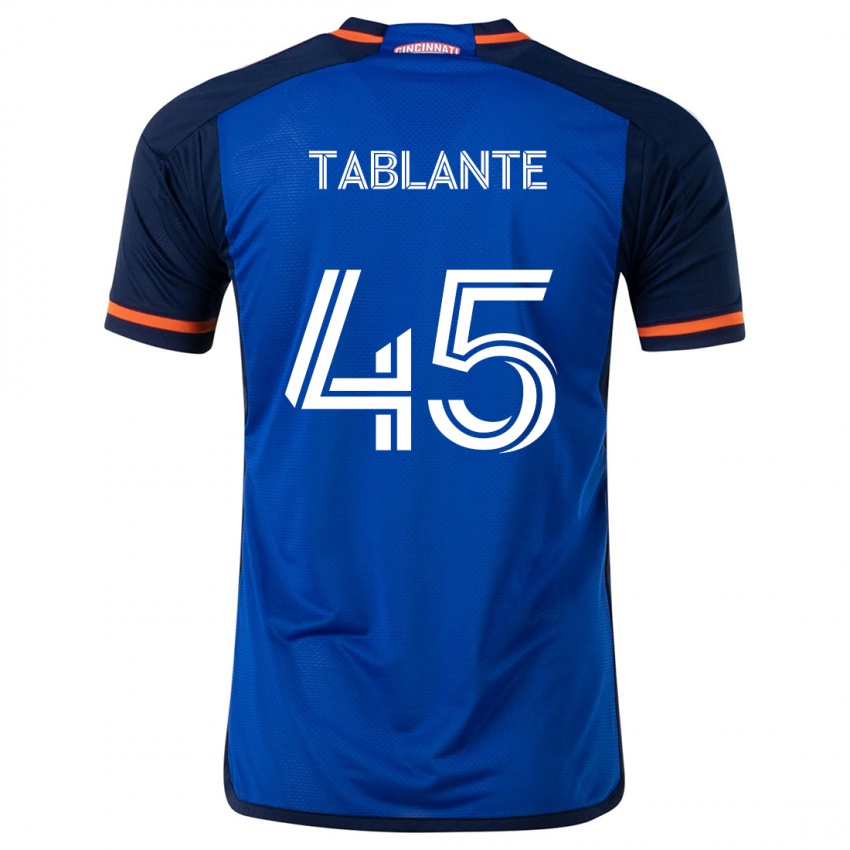 Kinder Moises Tablante #45 Blau Weiss Heimtrikot Trikot 2024/25 T-Shirt Österreich