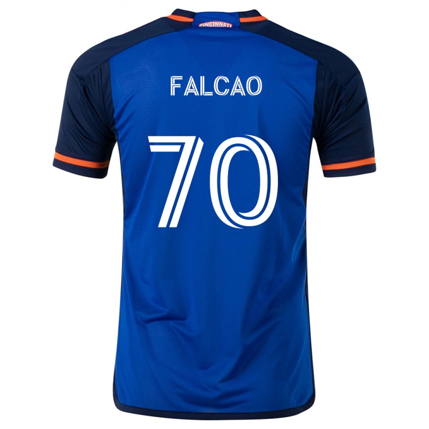 Kinder Kiano Falcao #70 Blau Weiss Heimtrikot Trikot 2024/25 T-Shirt Österreich