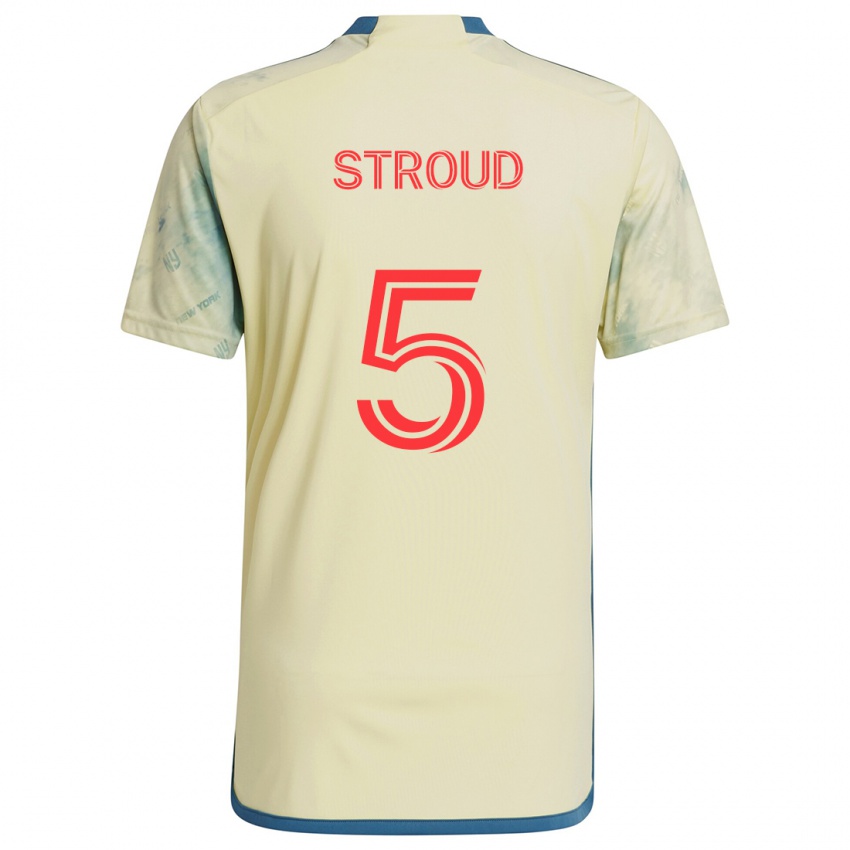 Kinder Peter Stroud #5 Gelb Rot Blau Heimtrikot Trikot 2024/25 T-Shirt Österreich