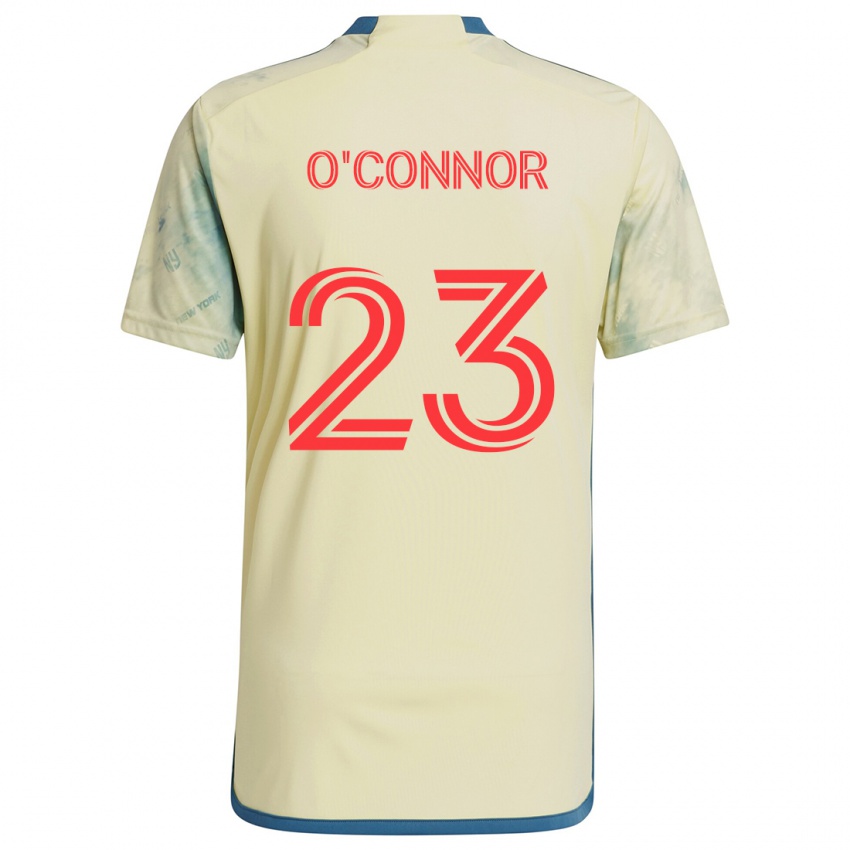 Kinder Aidan O'connor #23 Gelb Rot Blau Heimtrikot Trikot 2024/25 T-Shirt Österreich