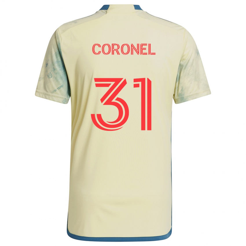 Kinder Carlos Coronel #31 Gelb Rot Blau Heimtrikot Trikot 2024/25 T-Shirt Österreich