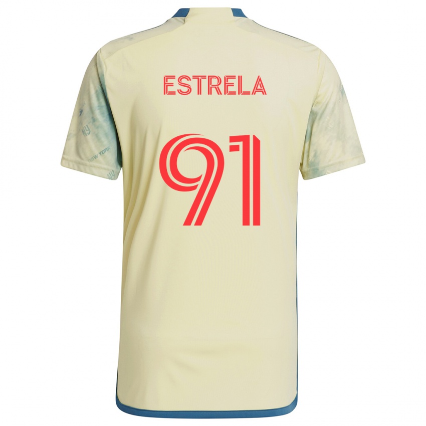 Kinder Bento Estrela #91 Gelb Rot Blau Heimtrikot Trikot 2024/25 T-Shirt Österreich