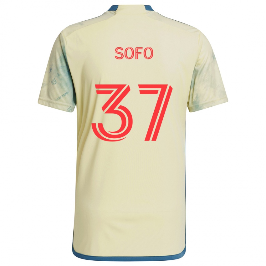 Kinder Mohammed Sofo #37 Gelb Rot Blau Heimtrikot Trikot 2024/25 T-Shirt Österreich