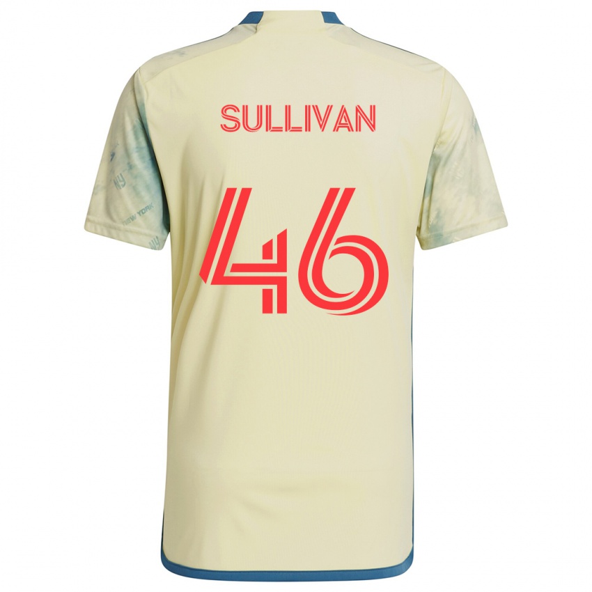 Kinder Dylan Sullivan #46 Gelb Rot Blau Heimtrikot Trikot 2024/25 T-Shirt Österreich