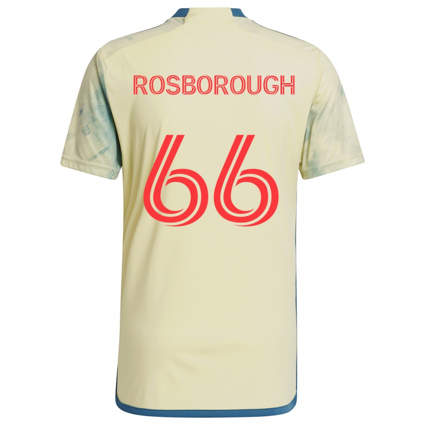 Kinder Tanner Rosborough #66 Gelb Rot Blau Heimtrikot Trikot 2024/25 T-Shirt Österreich