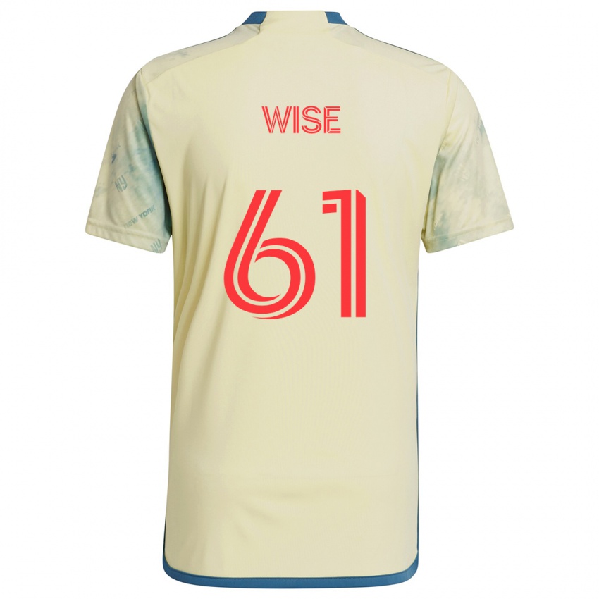 Kinder Henry Wise #61 Gelb Rot Blau Heimtrikot Trikot 2024/25 T-Shirt Österreich