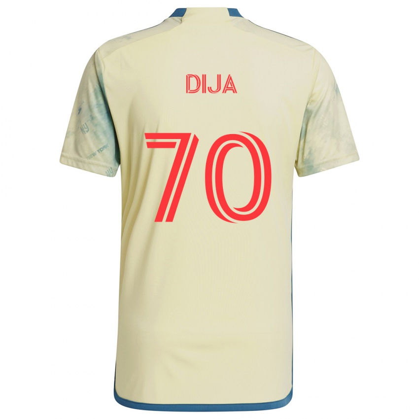 Kinder Dija #70 Gelb Rot Blau Heimtrikot Trikot 2024/25 T-Shirt Österreich