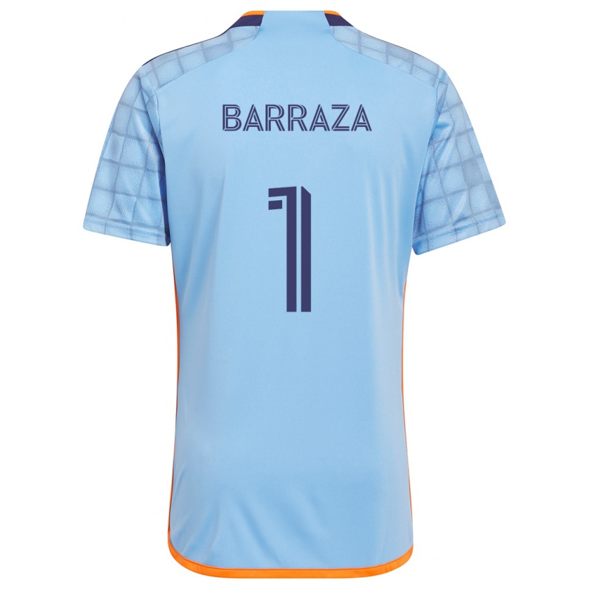 Kinder Luis Barraza #1 Blau Orange Heimtrikot Trikot 2024/25 T-Shirt Österreich