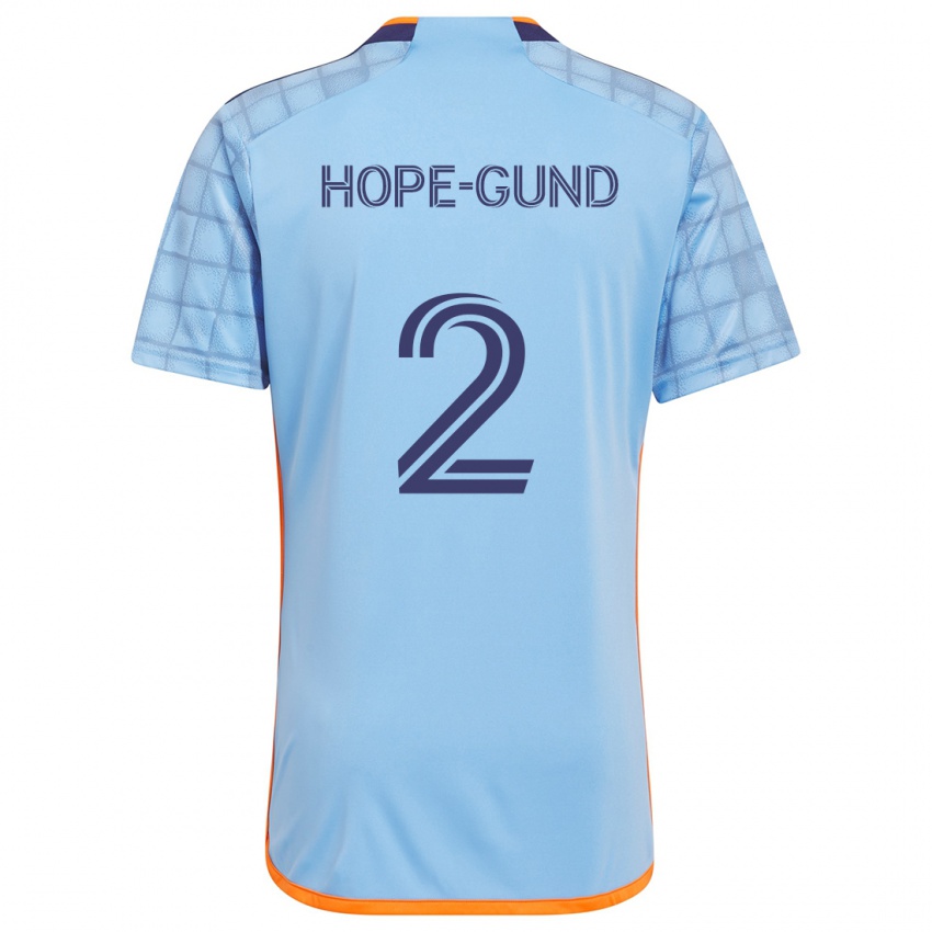 Kinder Rio Hope-Gund #2 Blau Orange Heimtrikot Trikot 2024/25 T-Shirt Österreich