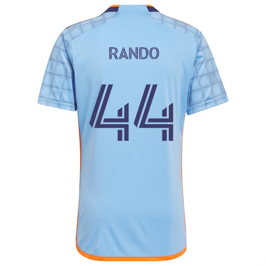 Kinder Alex Rando #44 Blau Orange Heimtrikot Trikot 2024/25 T-Shirt Österreich