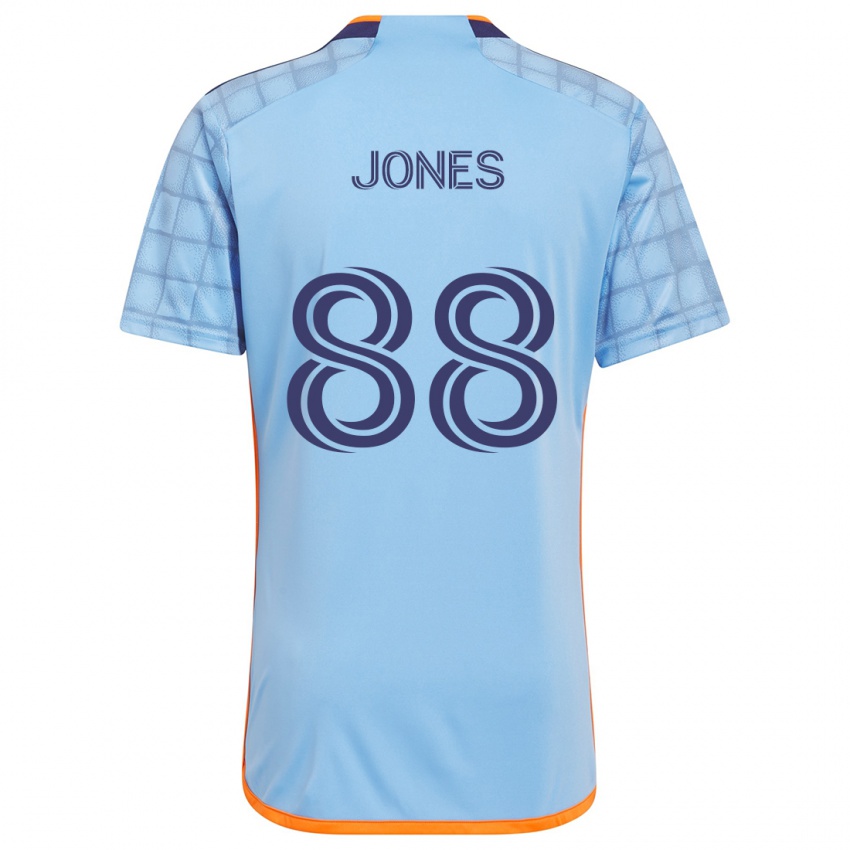 Kinder Malachi Jones #88 Blau Orange Heimtrikot Trikot 2024/25 T-Shirt Österreich