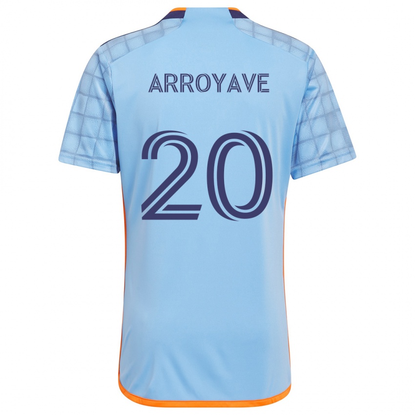 Kinder Jacob Arroyave #20 Blau Orange Heimtrikot Trikot 2024/25 T-Shirt Österreich