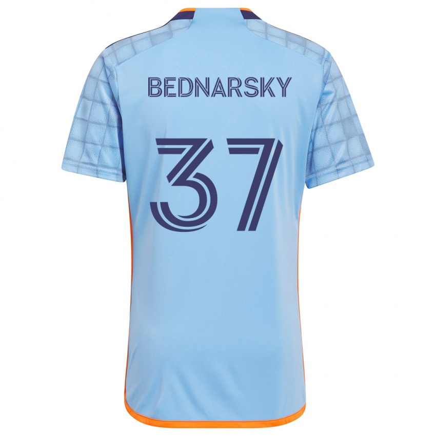 Kinder Stevo Bednarsky #37 Blau Orange Heimtrikot Trikot 2024/25 T-Shirt Österreich