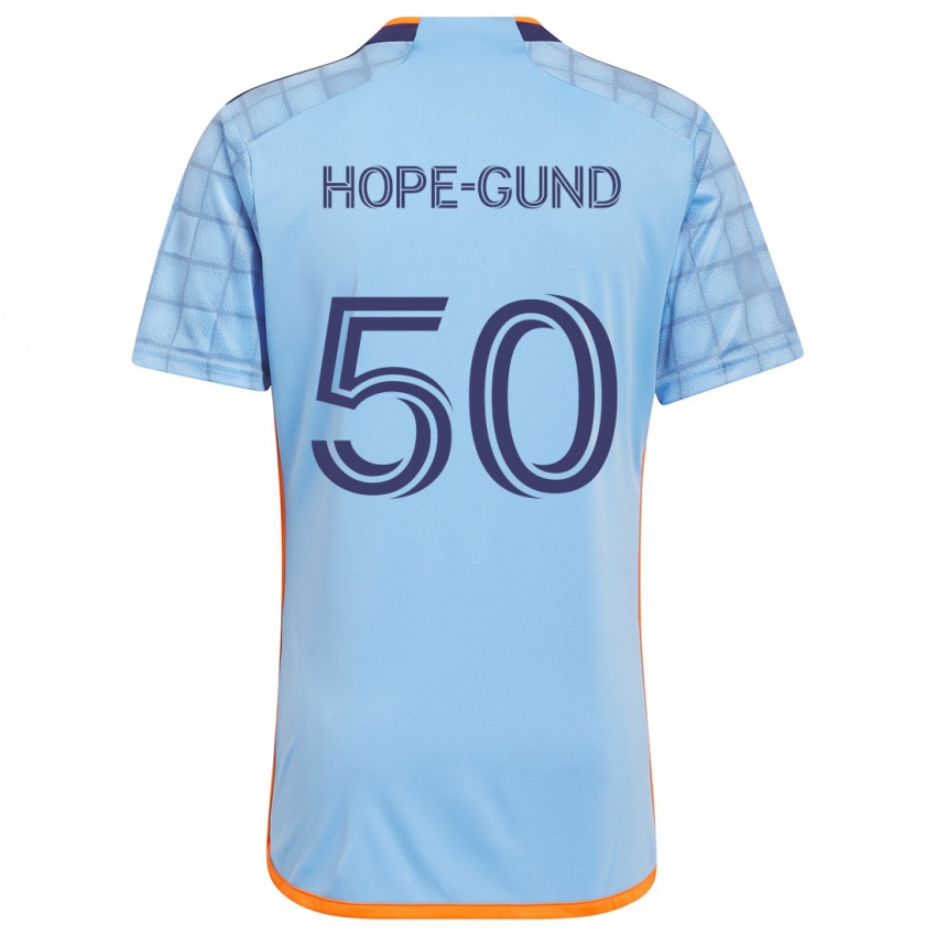 Kinder Kofi Hope-Gund #50 Blau Orange Heimtrikot Trikot 2024/25 T-Shirt Österreich