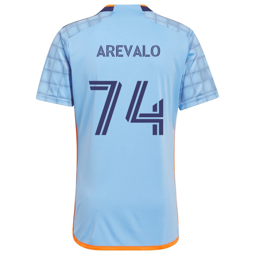 Kinder Ronny Arévalo #74 Blau Orange Heimtrikot Trikot 2024/25 T-Shirt Österreich