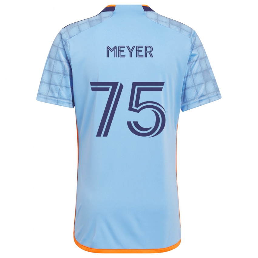 Kinder Will Meyer #75 Blau Orange Heimtrikot Trikot 2024/25 T-Shirt Österreich