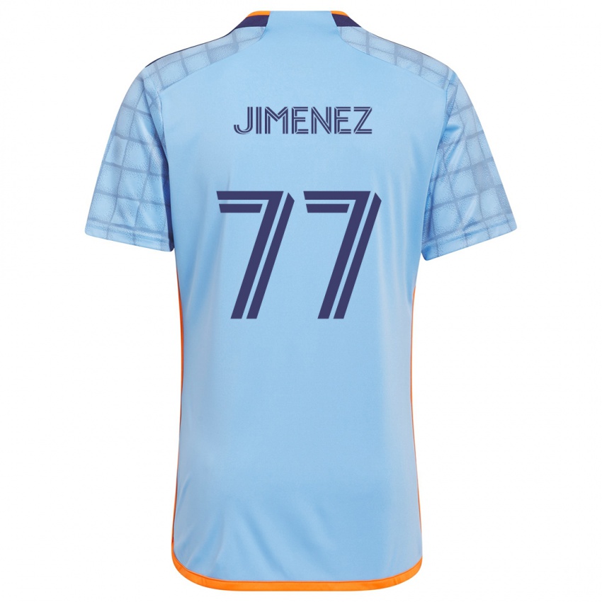 Kinder Jonathan Jiménez #77 Blau Orange Heimtrikot Trikot 2024/25 T-Shirt Österreich