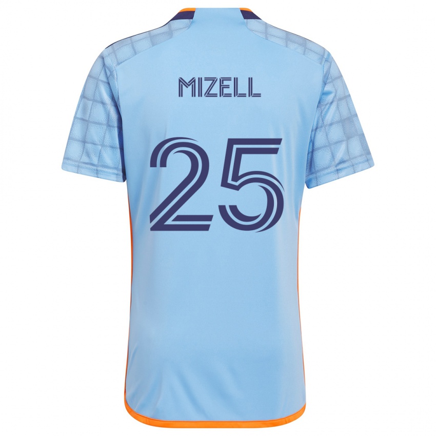 Kinder Cody Mizell #25 Blau Orange Heimtrikot Trikot 2024/25 T-Shirt Österreich