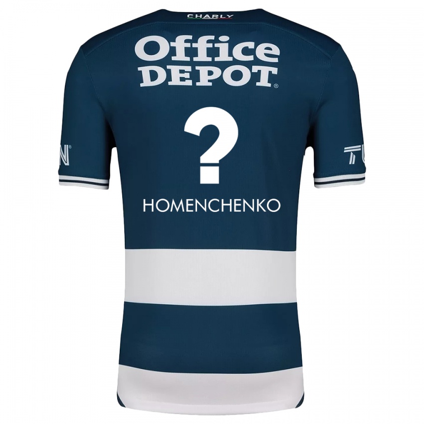 Kinder Santiago Homenchenko #0 Blau Weiss Heimtrikot Trikot 2024/25 T-Shirt Österreich