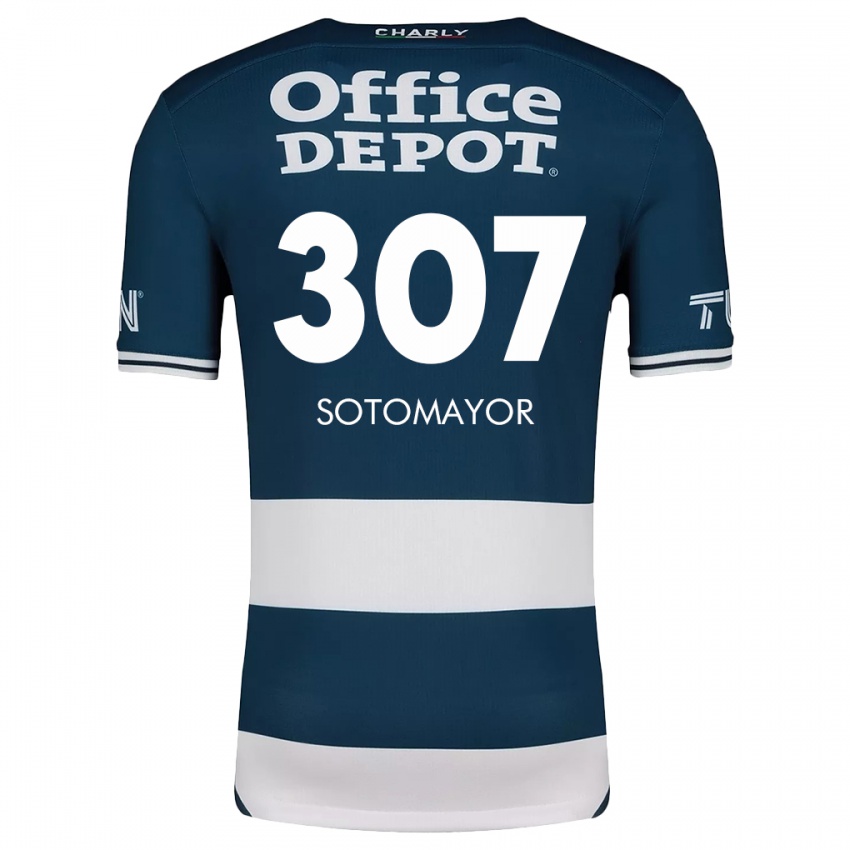 Kinder Jacob Sotomayor #307 Blau Weiss Heimtrikot Trikot 2024/25 T-Shirt Österreich